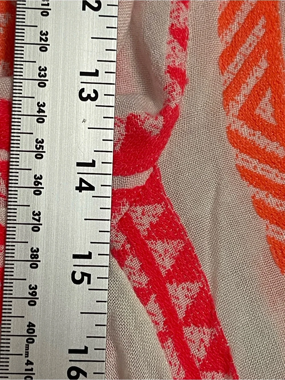 FARM Rio Coral & Pink Geometric-Print Wide-Leg Pants